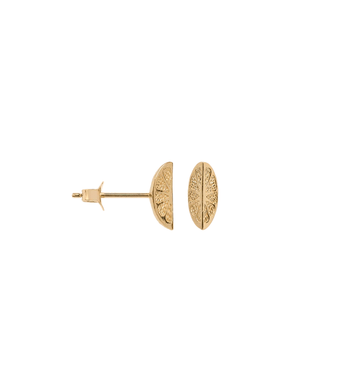 Trendjuwelier Bemelmans - Anna+Nina Single Citron Stud Goldplated