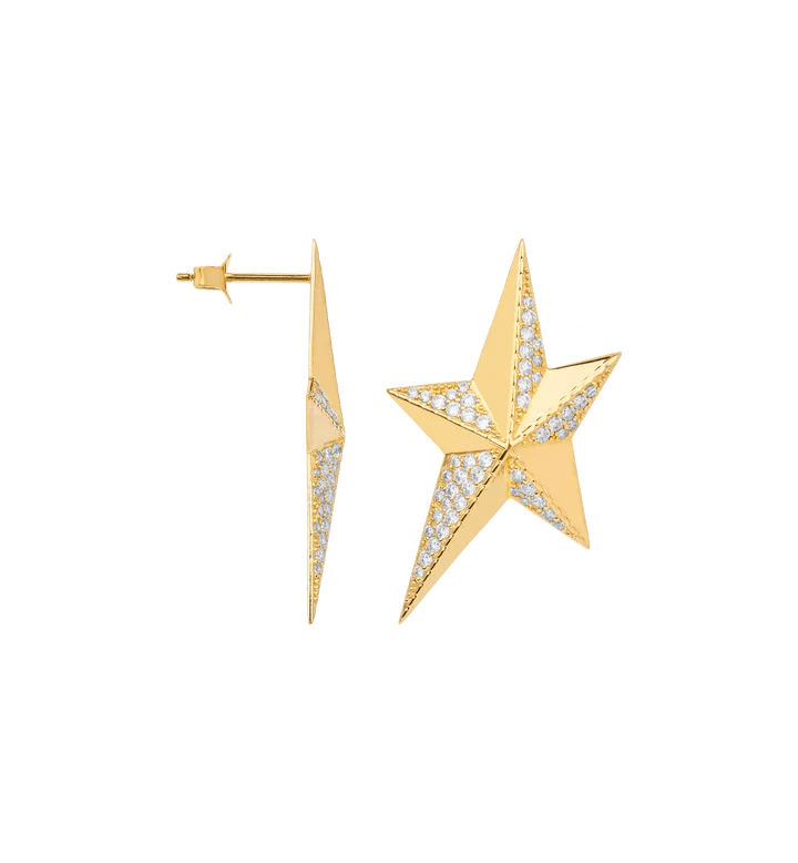 Trendjuwelier Bemelmans - Anna+Nina Single Interstellar Stud Gold