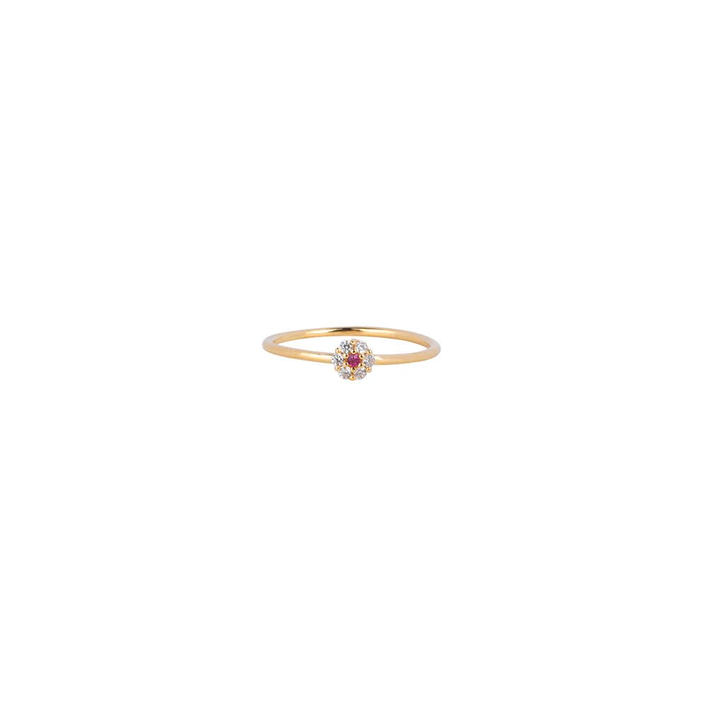 Trendjuwelier Bemelmans - Bobby Rose Blossom Pink Ring Gold