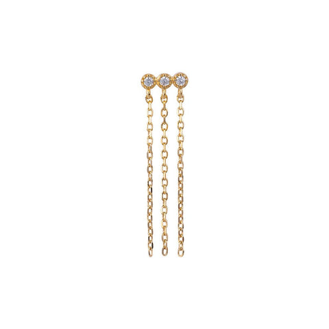 Trendjuwelier Bemelmans - Bobby Rose Shooting Star White Gold Earring