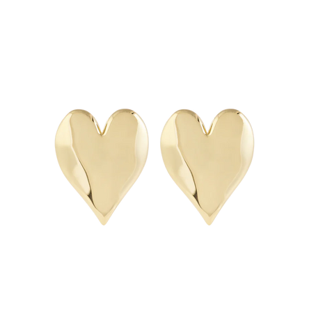 Anna+Nina Forbidden Love Stud Earrings Goldplated