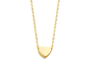 Trendjuwelier Bemelmans - Just Franky Capital Necklace Heart Gold