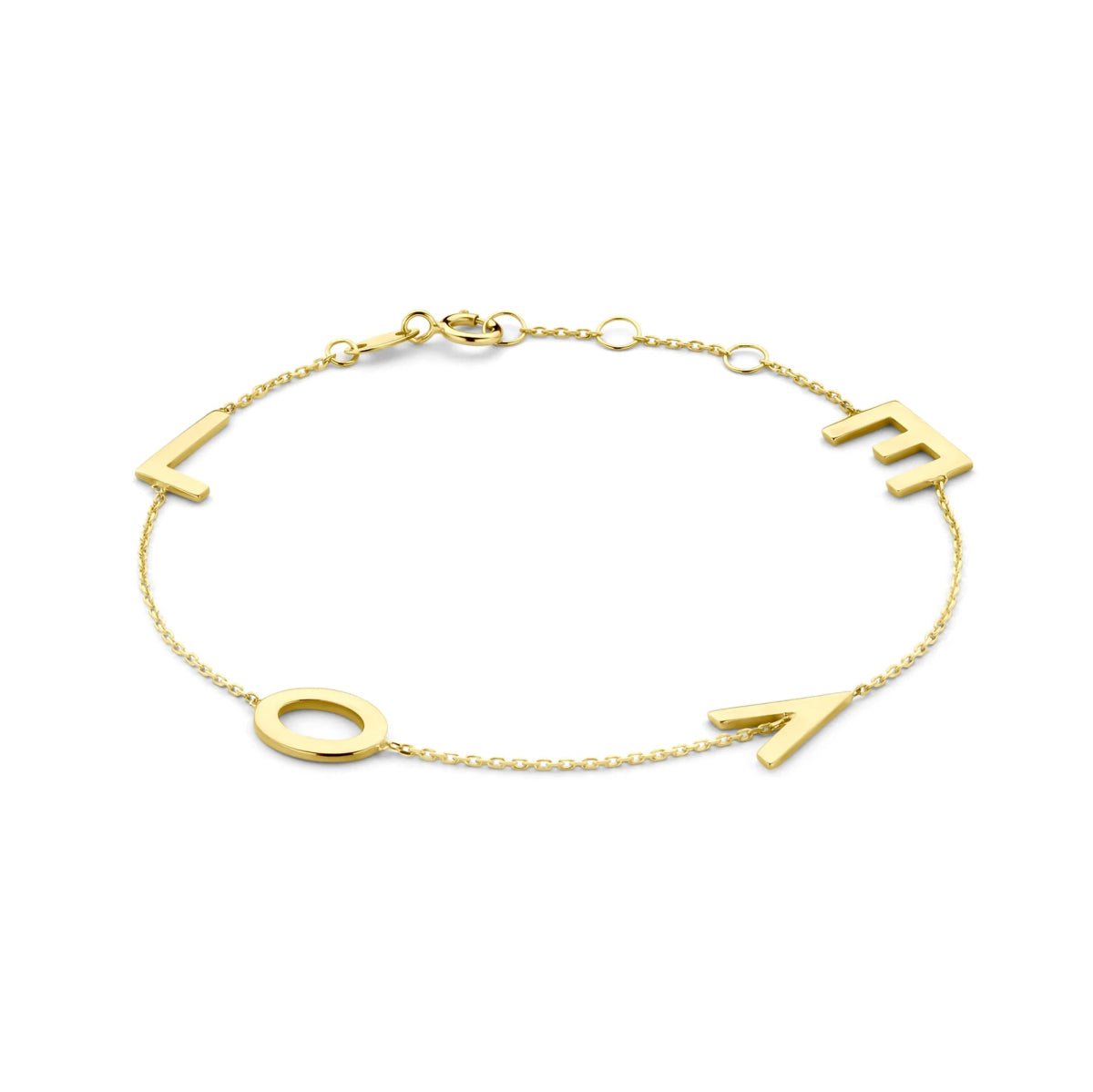 Trendjuwelier Bemelmans - Just Franky Love Bracelet Gold