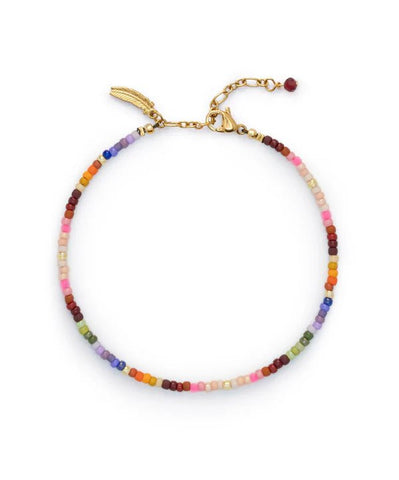 Trendjuwelier Bemelmans - Le Veer Boho Rainbow Bracelet Gold