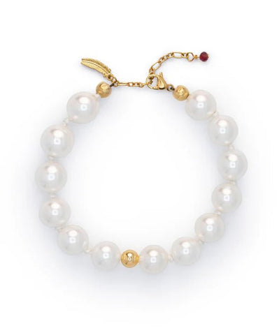 Trendjuwelier Bemelmans - Le Veer Classic Pearl Bracelet Gold