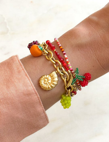 Trendjuwelier Bemelmans - Le Veer Fruit De Mer Bracelet Gold