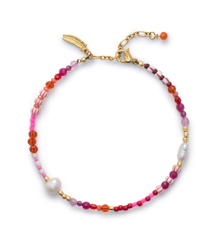 Trendjuwelier Bemelmans - Le Veer Hula Bracelet Red Gold