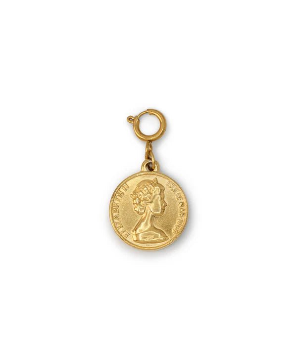 Trendjuwelier Bemelmans - Le Veer Medium Coin Charm Gold