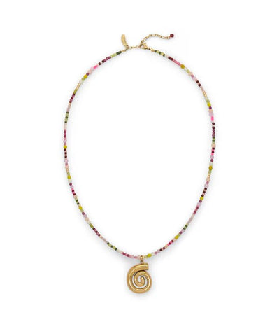 Trendjuwelier Bemelmans - Le Veer Modern Twist Necklace Gold