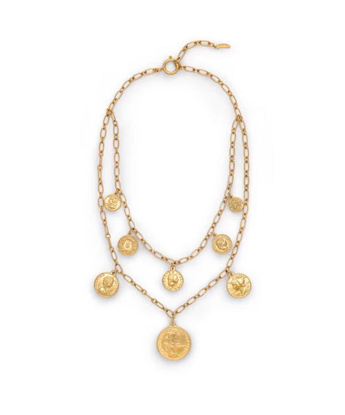 Trendjuwelier Bemelmans - Le Veer Timeless Coin Necklace Gold