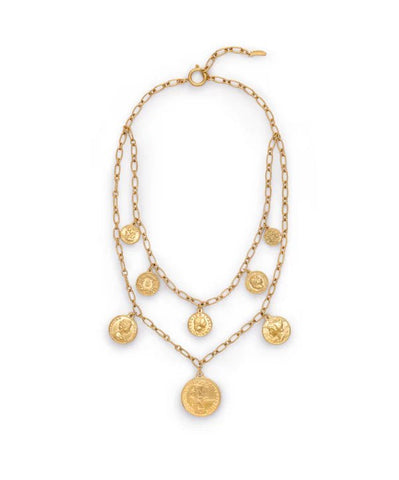 Trendjuwelier Bemelmans - Le Veer Timeless Coin Necklace Gold