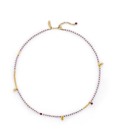 Trendjuwelier Bemelmans - Le Veer Tropez Necklace Purple Gold