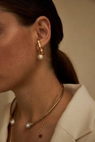 Mimi et Toi Leon Earcuff Goldplated