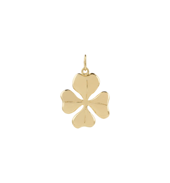 Anna+Nina Lucky Shamrock Charm Goldplated
