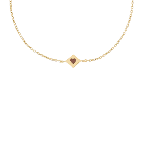 Anna+Nina Lucky Card Bracelet Goldplated