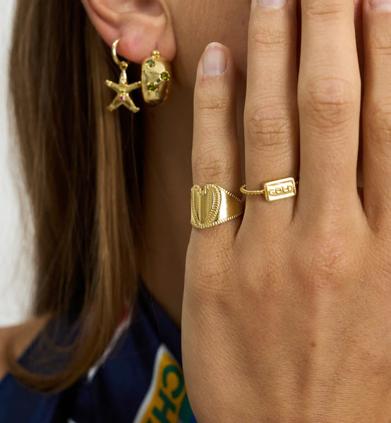 Anna+Nina Opening Night Ring Goldplated