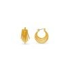 Trendjuwelier Bemelmans - Orelia Graduated Cage Hoops Pale Gold