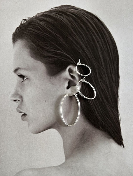 Bobby Rose Classy Oval Medium Silver