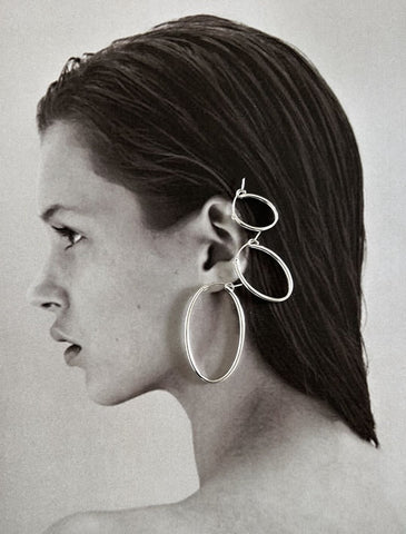 Bobby Rose Classy Oval Medium Silver