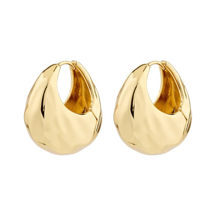 Trendjuwelier Bemelmans - Pilgrim Believe Chunky Hoop Earrings Goldplated