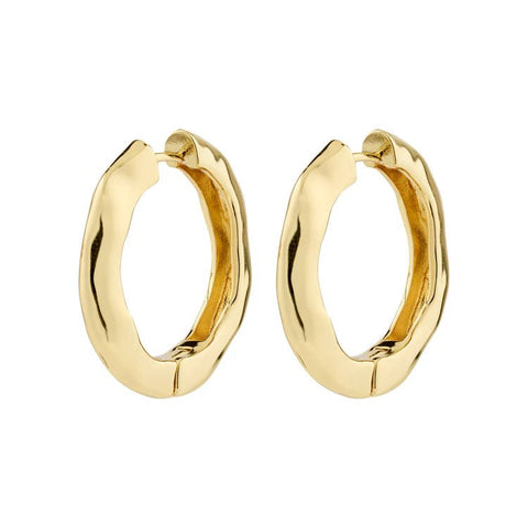 Trendjuwelier Bemelmans - Pilgrim Believe Hoop Earrings Goldplated