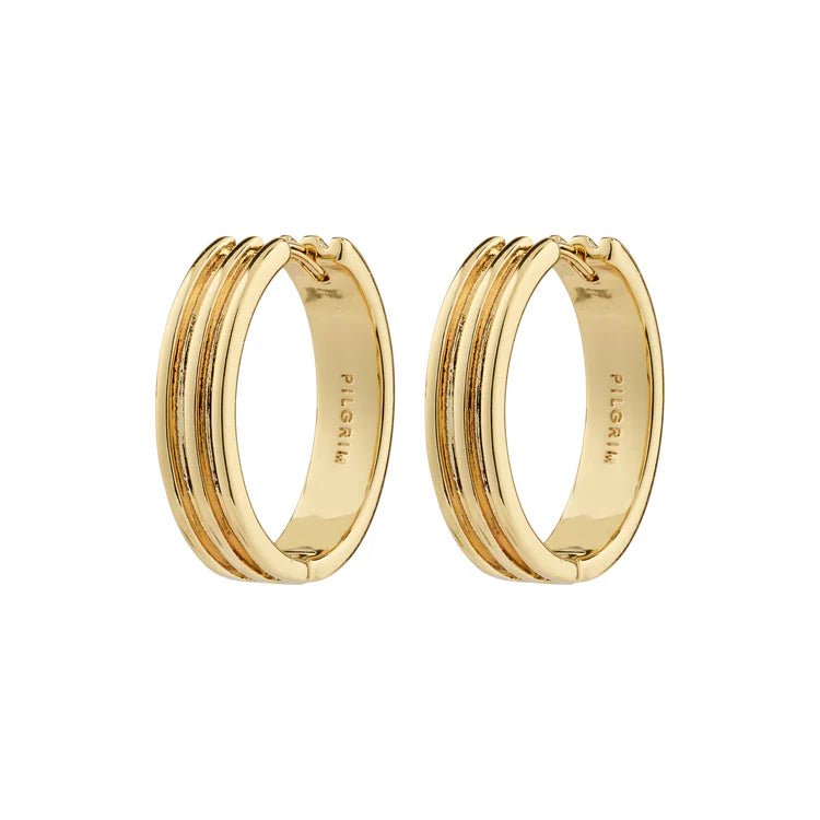 Trendjuwelier Bemelmans - Pilgrim Bennett Hoop Earrings Goldplated