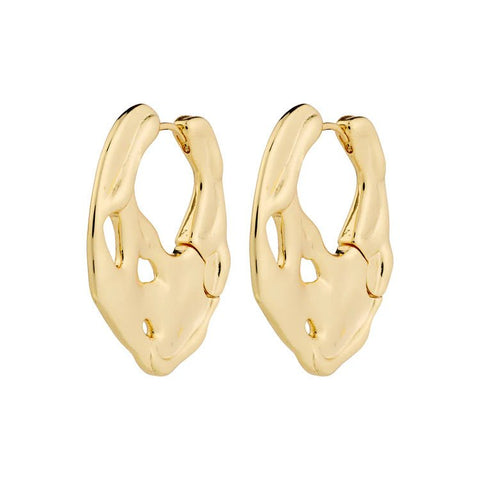 Trendjuwelier Bemelmans - Pilgrim Dawn Hoop Earrings Goldplated