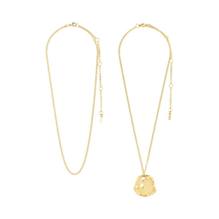 Trendjuwelier Bemelmans - Pilgrim Dawn Necklaces 2 - in - 1 Set Goldplated