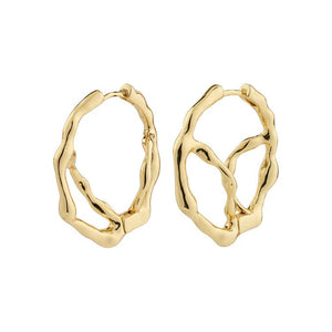 Trendjuwelier Bemelmans - Pilgrim Dido Hoop Earrings Goldplated