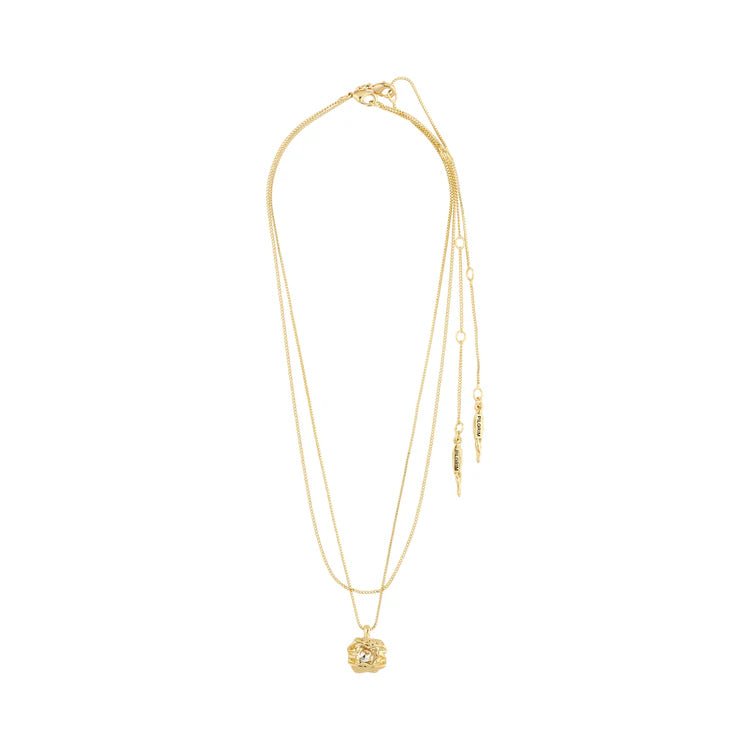 Trendjuwelier Bemelmans - Pilgrim Feel Necklace 2 - in - 1 Set Goldplated