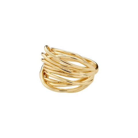 Trendjuwelier Bemelmans - Pilgrim Pamela Ring Goldplated