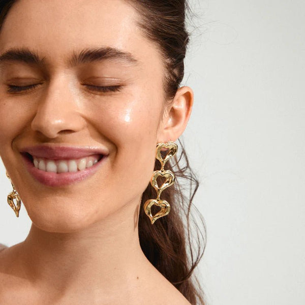 Trendjuwelier Bemelmans - Pilgrim Tide Earrings Goldplated