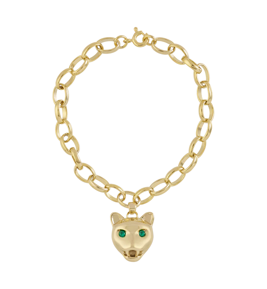 Anna+Nina Show Cat Bracelet Goldplated