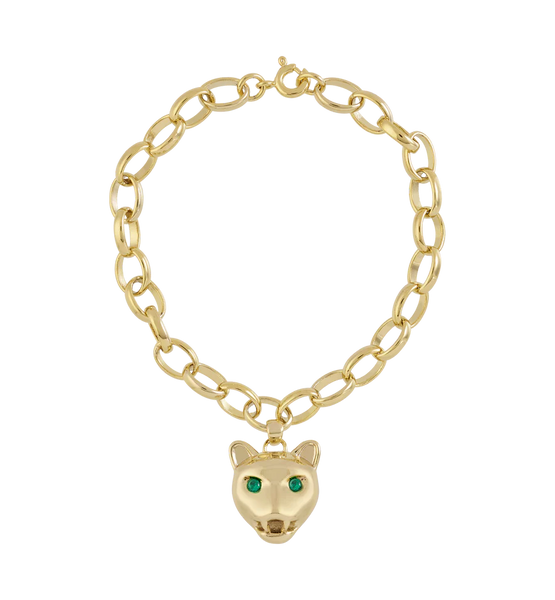 Anna+Nina Show Cat Bracelet Goldplated