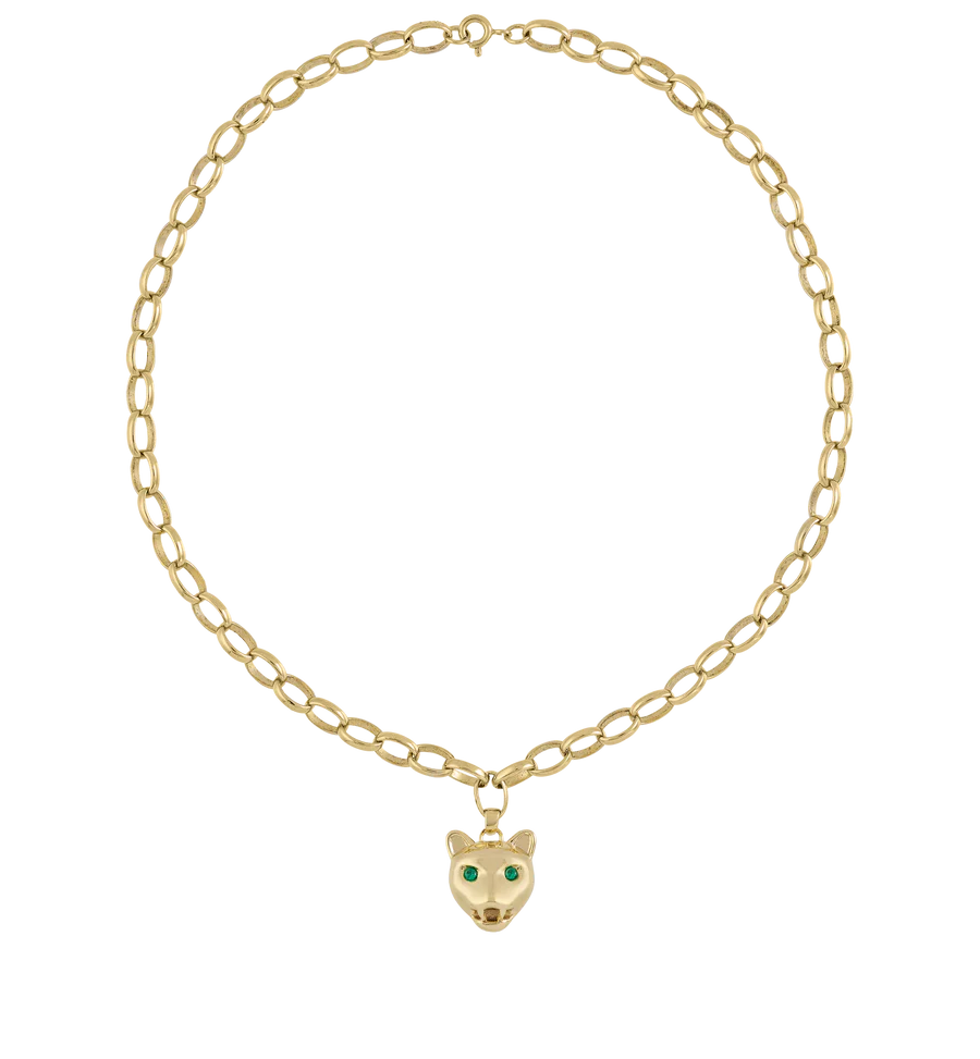 Anna+Nina Show Cat Necklace Goldplated