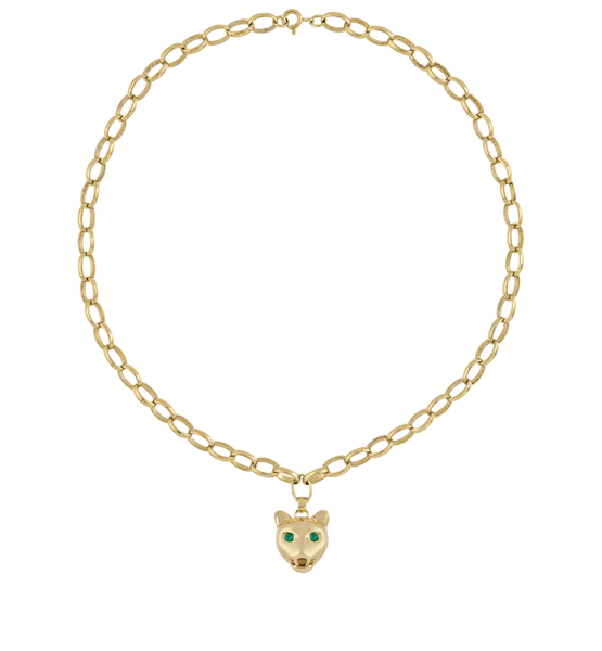Anna+Nina Show Cat Necklace Goldplated
