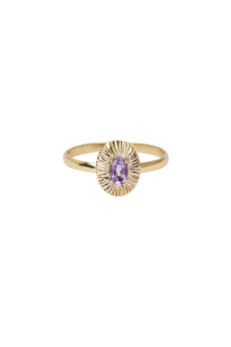 Trendjuwelier Bemelmans - Xzota Amethyst Vintage Ring Gold