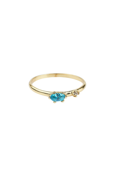 Trendjuwelier Bemelmans - Xzota Double Blue Ring Gold