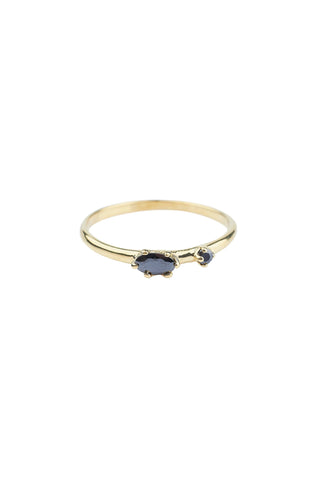 Trendjuwelier Bemelmans - Xzota Double Onyx Ring Gold