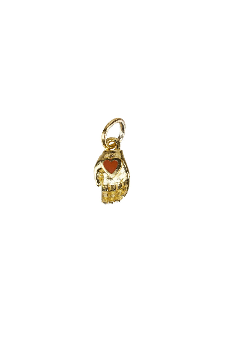 Trendjuwelier Bemelmans - Xzota Heart Hand Pendant Gold