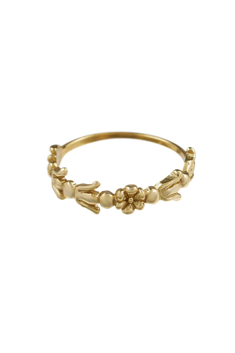 Trendjuwelier Bemelmans - Xzota Ornament Ring Brass Goud