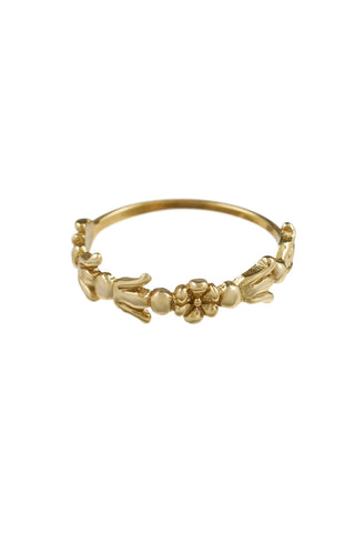 Trendjuwelier Bemelmans - Xzota Ornament Ring Brass Goud