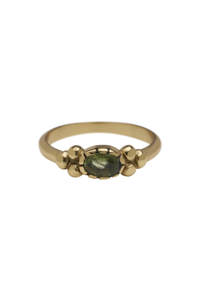 Trendjuwelier Bemelmans - Xzota Peridot Dots Ring Gold