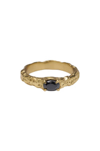 Trendjuwelier Bemelmans - Xzota Shape Onyx Ring Gold