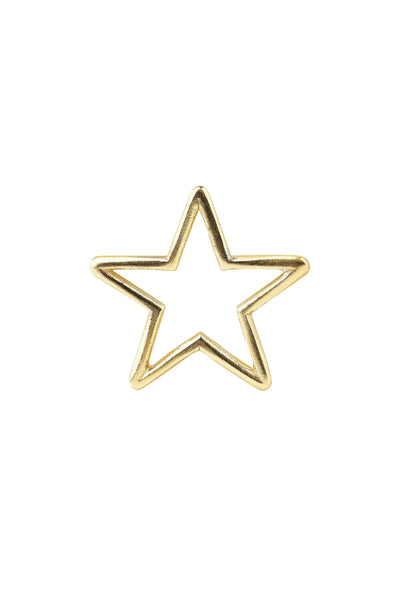 Trendjuwelier Bemelmans - Xzota Thin Star Pendant Big Gold