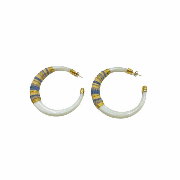 Gas Bijoux Caftan Warpped Hoop Earrings Goud | Trendjuwelier Bemelmans.
