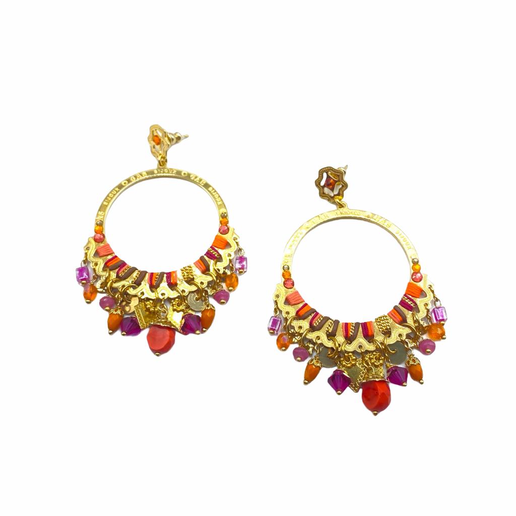 Gas Bijoux Cecile Certi Earrings Goud | Trendjuwelier Bemelmans.