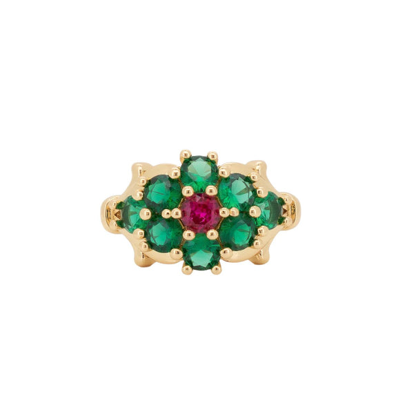 Trendjuwelier Bemelmans - A New Day Amsterdam Sue Ring Green Gold
