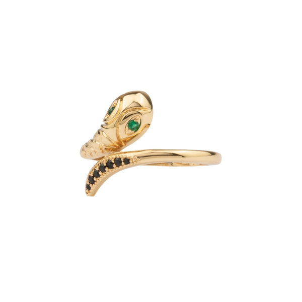 Trendjuwelier Bemelmans - A New Day Amsterdam Suzy Ring Green Gold