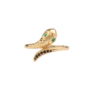 Trendjuwelier Bemelmans - A New Day Amsterdam Suzy Ring Green Gold